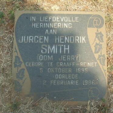 SMITH Jurgen Hendrik 1895-1986