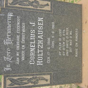 HOLTZHAUSEN Cornelius J. 1906-1963