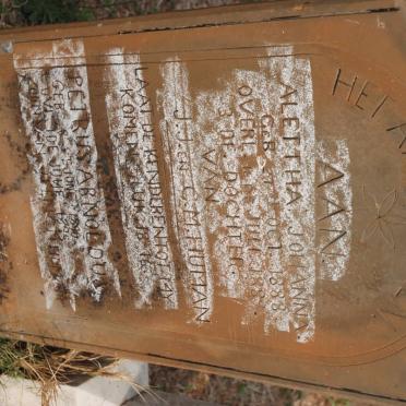 HUMAN Alettha Johanna 1888-1889 :: HUMAN Petrus Arnoldus 1890-1895