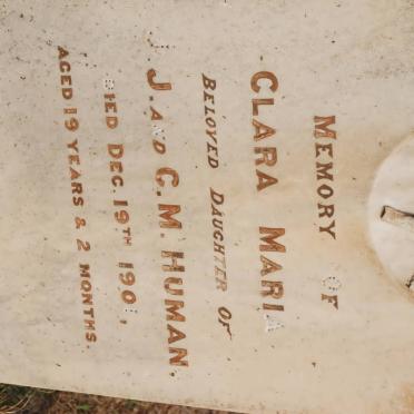 HUMAN Clara Maria -1901
