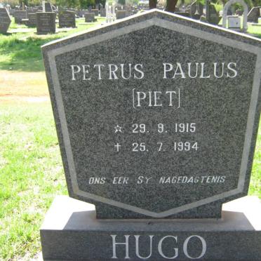 HUGO Petrus Paulus 1915-1994