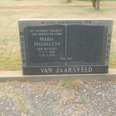 JAARSVELD Maria Magdalena, van nee HEYSTEK 1929-1978