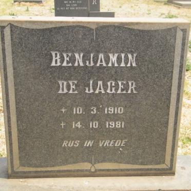 JAGER Benjamin, de 1910-1981
