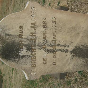 JACOBS Albrecht J.H. 1882-1933