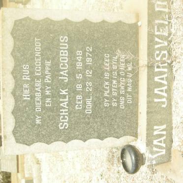 JAARSVELD Schalk Jacobus, van 1948-1972