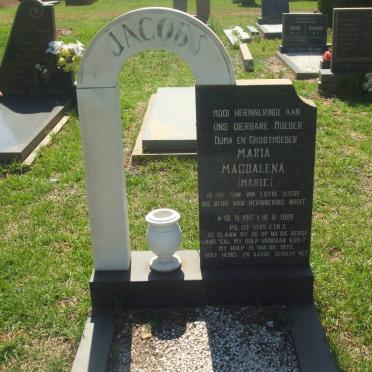 JACOBS Maria Magdalena 1917-1989