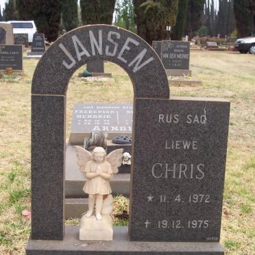 JANSEN Chris 1972-1975
