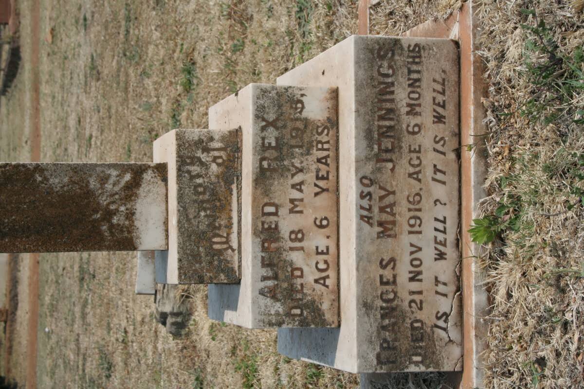 JENNINGS Alfred Rex -1915 :: Frances May -1916