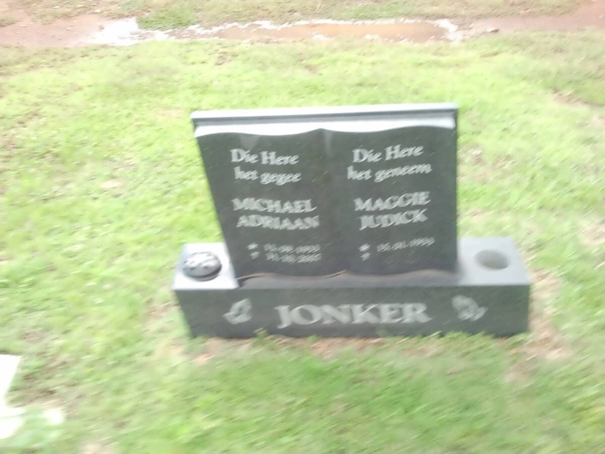 JONKER Michael Adriaan &amp; Maggie Judick
