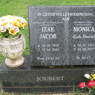JOUBERT Izak Jacob 1925-2004 &amp; Monica FOURIE 1928-2007