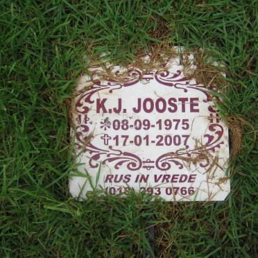 JOOSTE K.J. 1975-2007