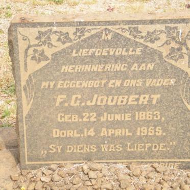 JOUBERT F.G. 1863-1955