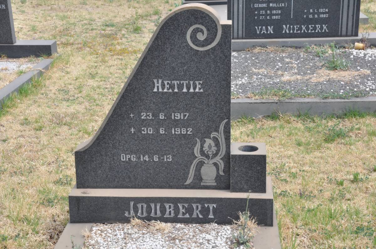 JOUBERT Hettie 1917-1982