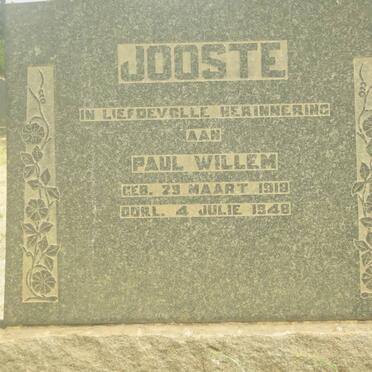 JOOSTE Paul Willem 1918-1948
