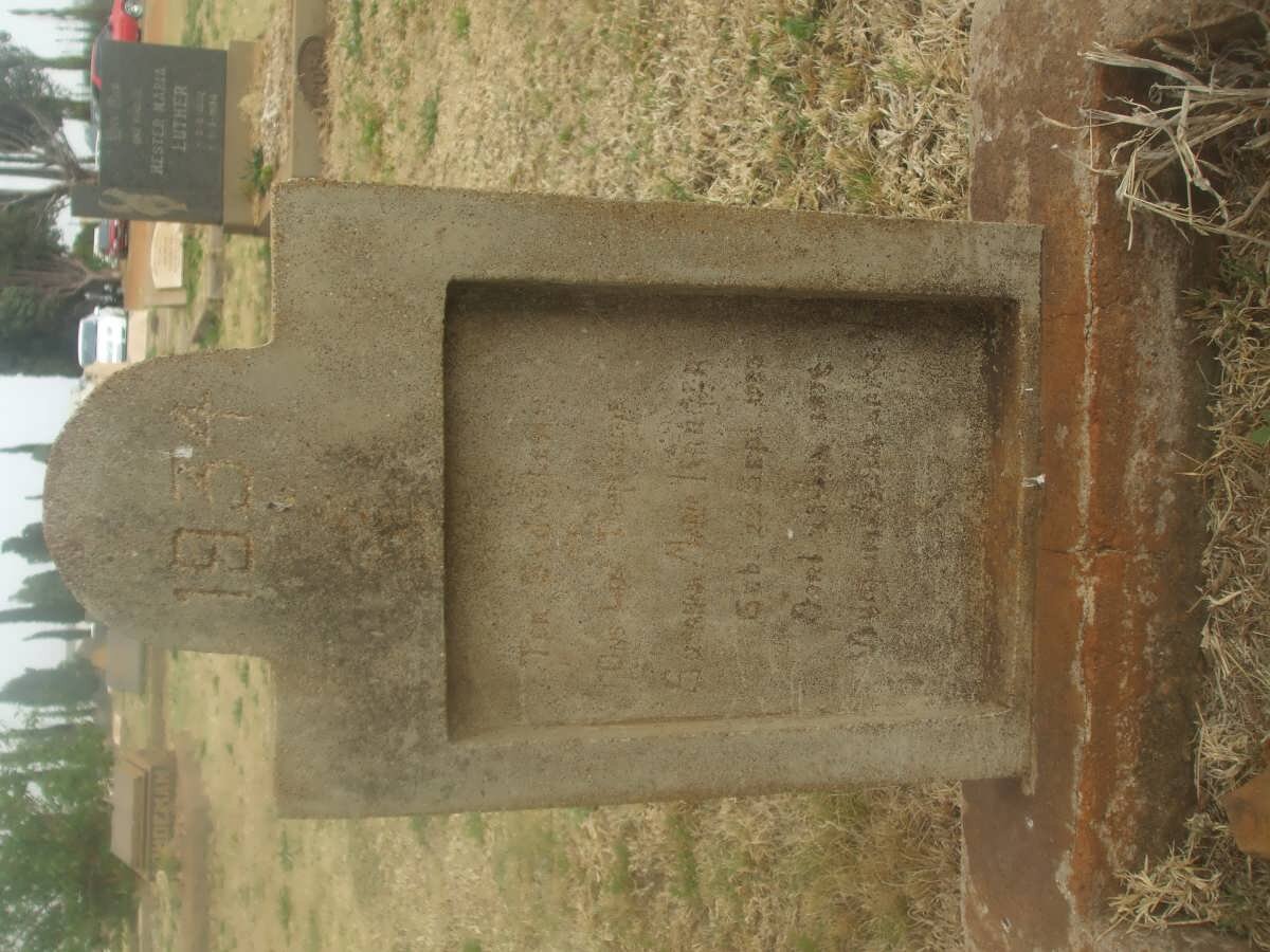 KRUGER Susanna Marie 1883-193?