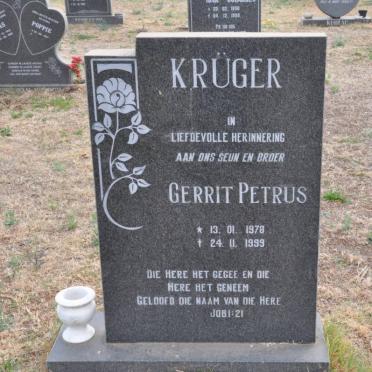 KRÜGER Gerrit Petrus 1978-1999