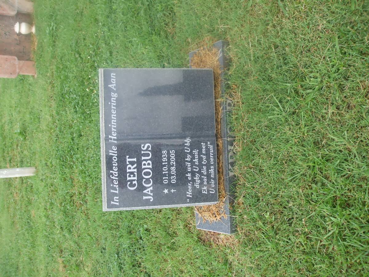 KRUGER Gert Jacobus 1938-2005