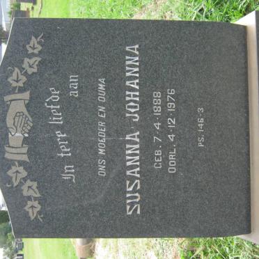 KRUGER Susanna Johanna 1888-1976