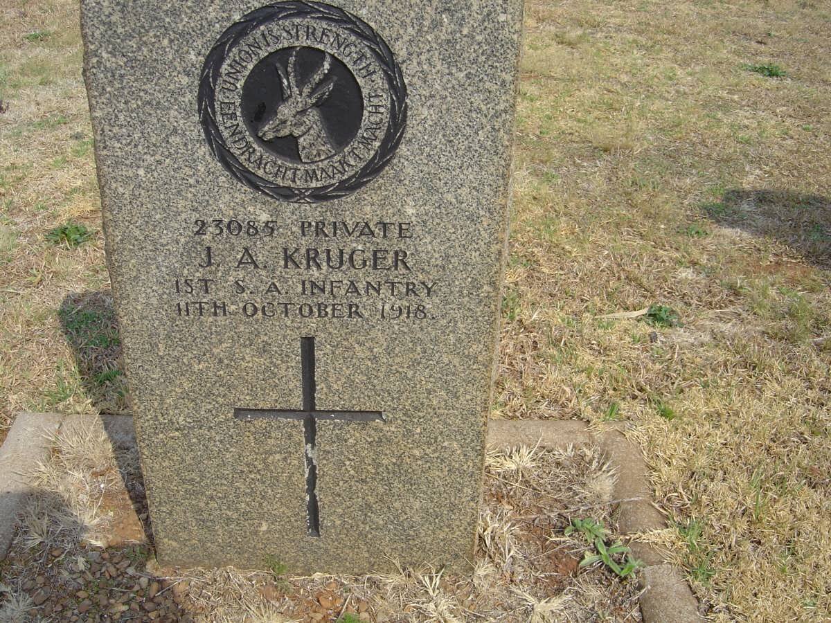 KRUGER J.A. -1918