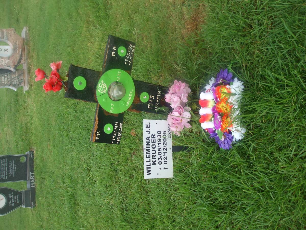 KRUGER P.H.J. 1931-2010 &amp; Willemina J.E. 1938-2005