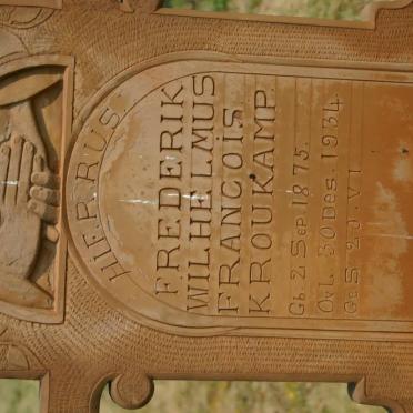 KROUKAMP Frederik Wilhelmus Francois 1875-1934