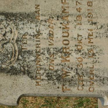KROUKAMP F.W. 1847-1918