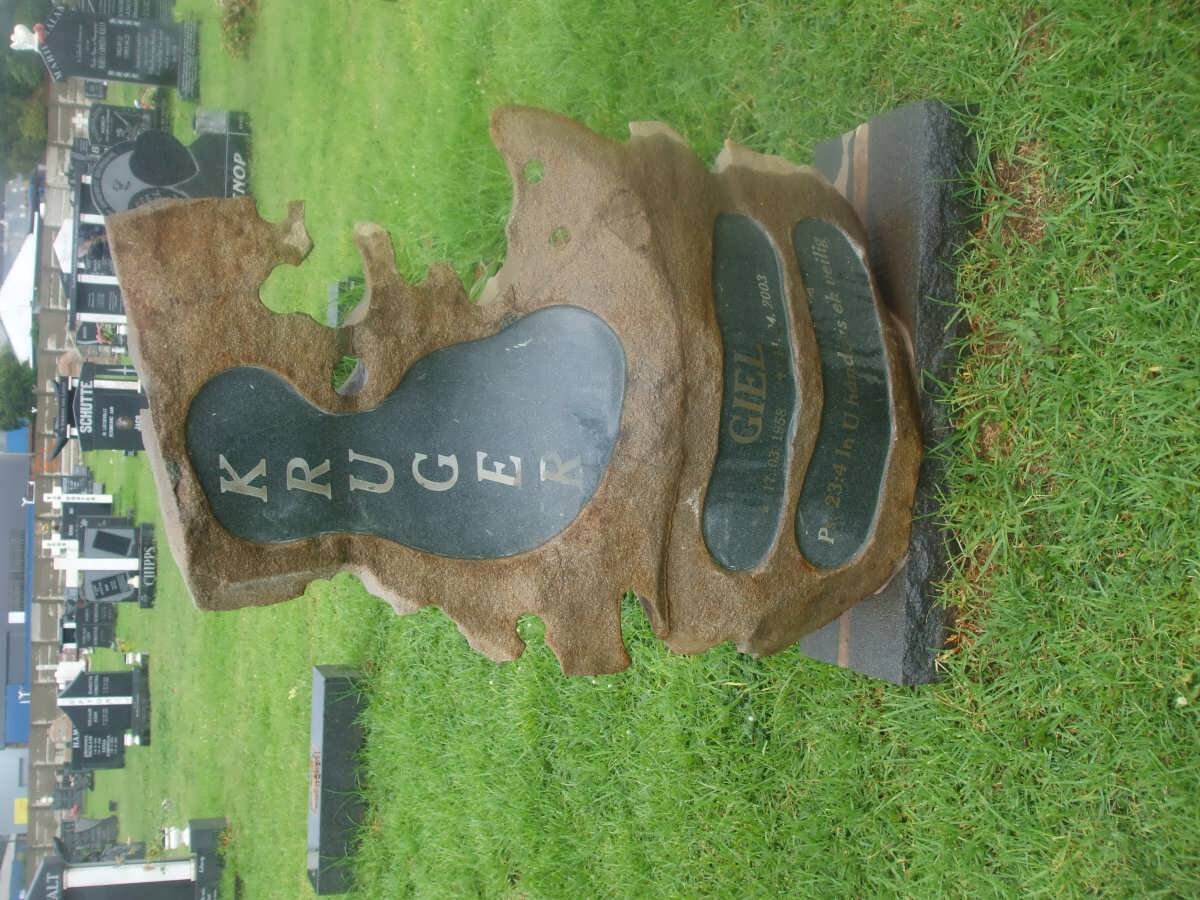 KRUGER Giel 1958-2003