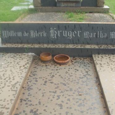 KRUGER Willem de Klerk &amp; Martha Maria