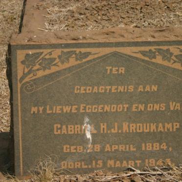 KROUKAMP Gabriel H.J. 1884-1943