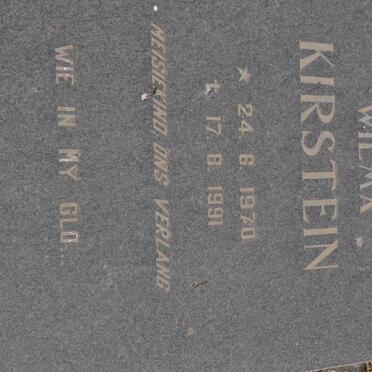 KIRSTEIN Wilma 1970-1991