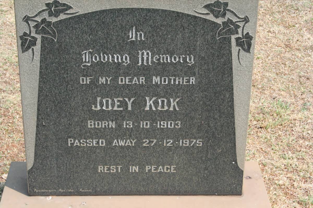 KOK Joey 1903-1975