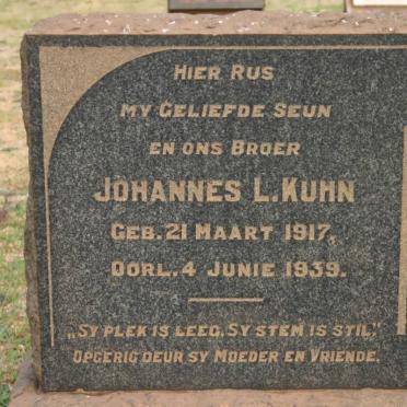 KUHN Johannes 1917-1939
