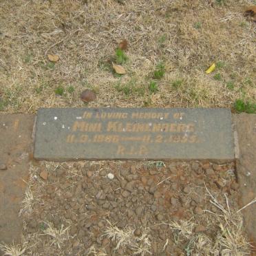 KLEINENBERG Mini 1886-1955