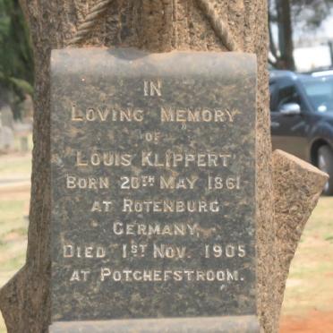 KLIPPERT Louis 1861-1905