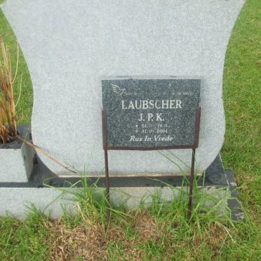 LAUBSCHER J.P.K. 1935-2004