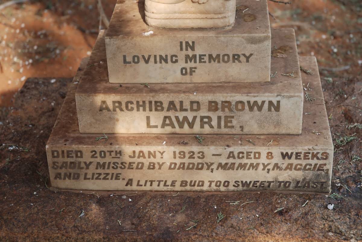 LAWRIE Archibald Brown 1923-1923