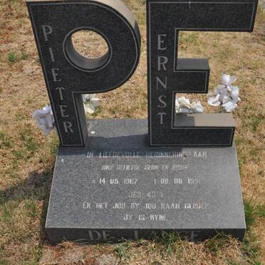 LANGE Pieter Ernst, de 1967-1991