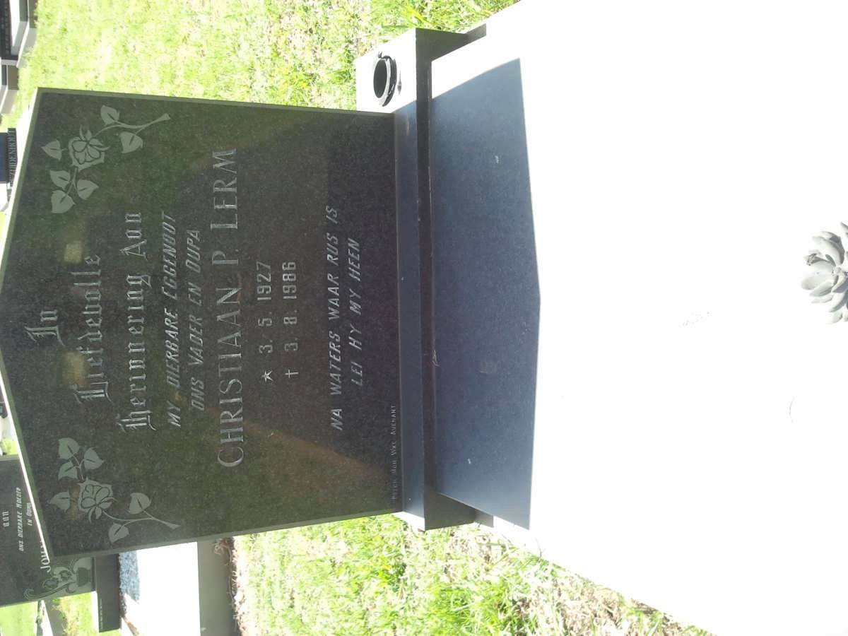 LERM Christiaan P. 1927-1986