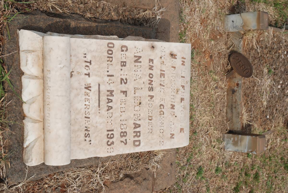 LEONARD Anna 1887-1939