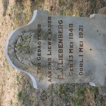 LIEBENBERG B.J. 1848-1921