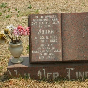 LINDE Johan, van der 1972-1993