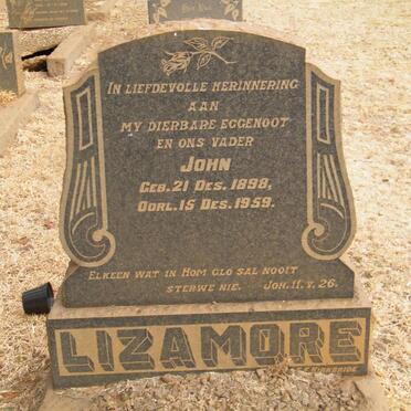 LIZAMORE John 1898-1959