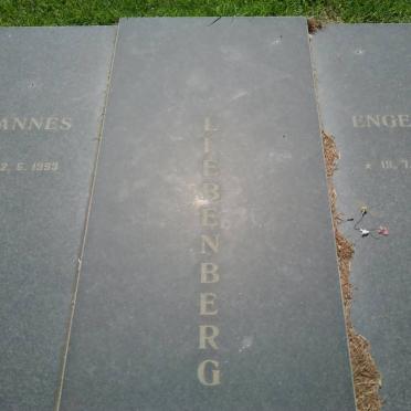 LIEBENBERG ? Johannes -1993 &amp; Engela Jacoba 1921-