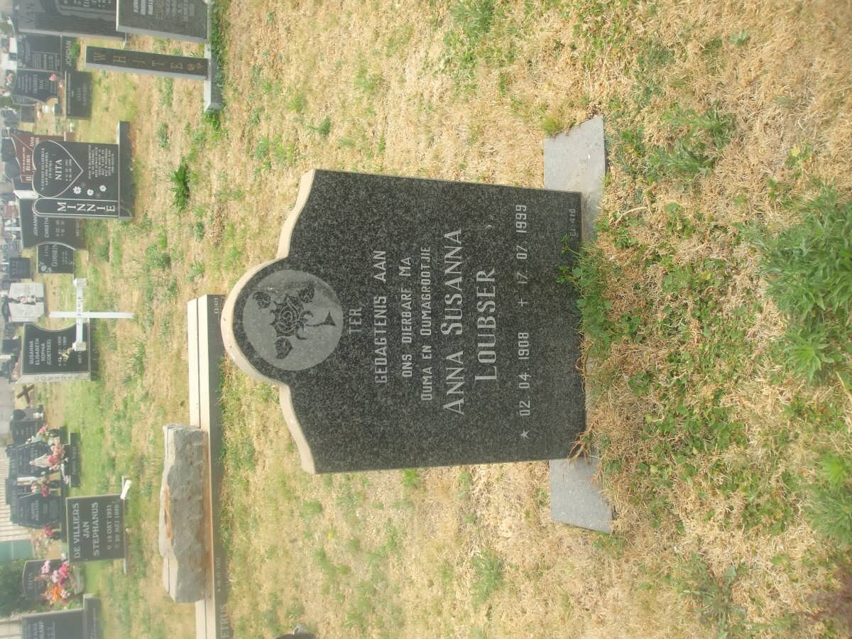 LOUBSER Anna Susanna 1908-1999