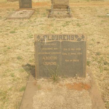 LOURENS Albertus 1899-1954
