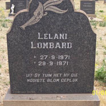 LOMBARD Lelani 1971-1971