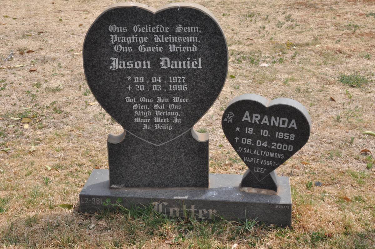 LÖTTER Jason Daniël 1977-1996 :: LÖTTER Aranda 1958-2000