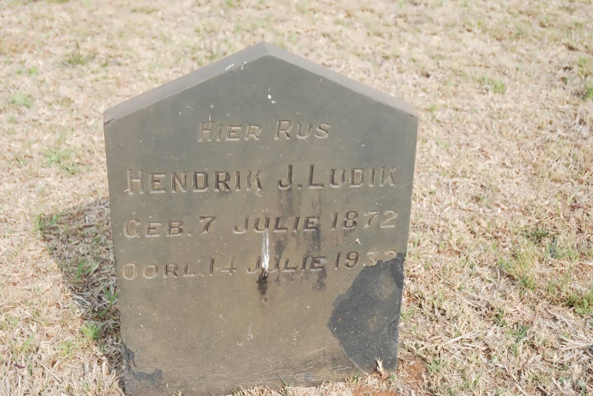 LUDIK Hendrik J. 1872-1932