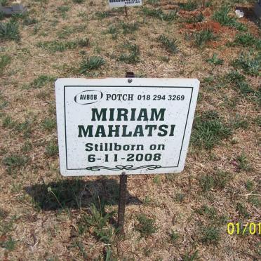 MAHLATSI Miriam 2008-2008