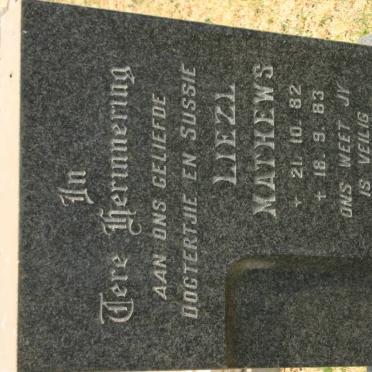 MATHEWS Liezl 1982-1983